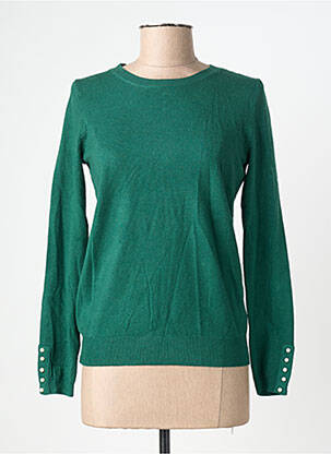 Pull coupe cintrée manches longues vert MOLLY BRACKEN femme
