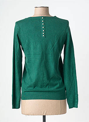 Pull coupe cintrée manches longues vert MOLLY BRACKEN femme