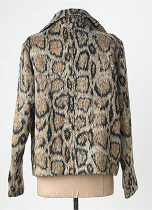 Manteau court fermeture boutonnée sur le devant sans capuche marron MOLLY BRACKEN femme