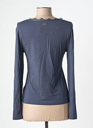 T-shirt manches longues manches longues bleu LES TROPEZIENNES PAR M.BELARBI femme