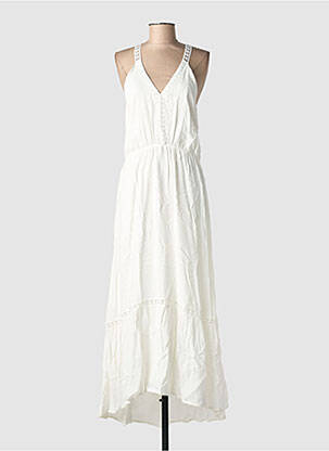 Robe longue blanc MOLLY BRACKEN femme