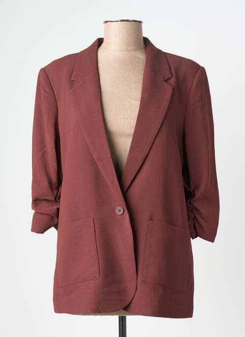 Blazer finition intérieure doublée marron CREAM femme