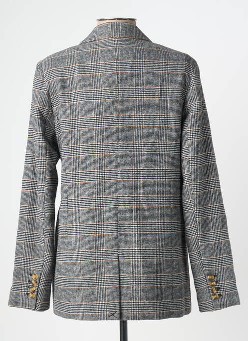Blazer poignets boutonnés gris C'EST BEAU LA VIE femme