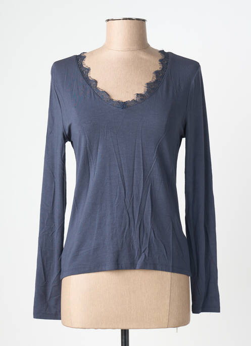 T-shirt manches longues manches longues bleu LES TROPEZIENNES PAR M.BELARBI femme