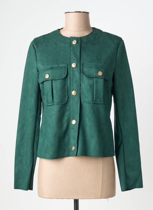 Veste casual col rond vert MOLLY BRACKEN femme