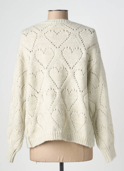 Gilet manches longues beige MOLLY BRACKEN femme