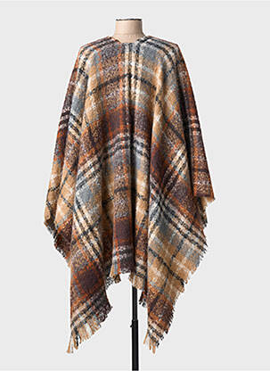 Poncho marron CREAM femme