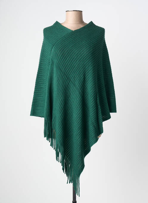 Poncho coupe ample vert MOLLY BRACKEN femme