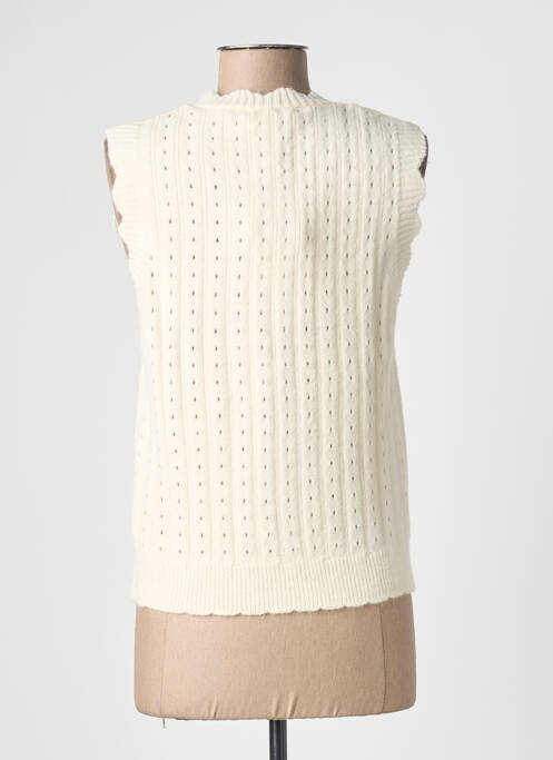 Gilet sans manche coupe cintrée beige CREAM femme