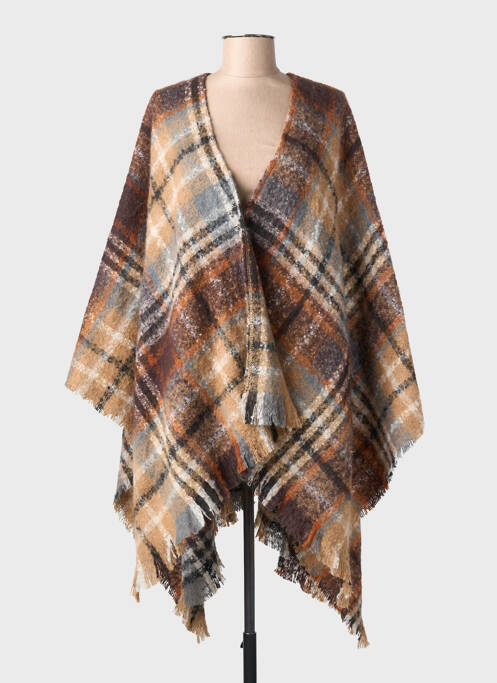 Poncho marron CREAM femme