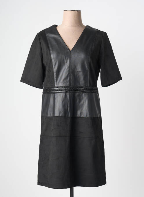 Robe mi-longue noir JULIE GUERLANDE femme