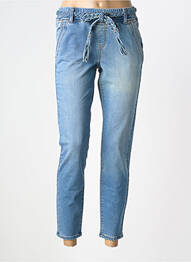 Jeans coupe slim stretch taille normale bleu CREAM femme