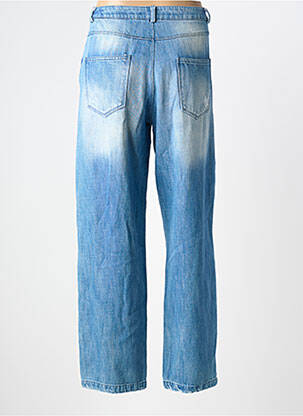 Jeans coupe droite effet usé délavé taille normale bleu BANDITAS FROM MARSEILLE femme