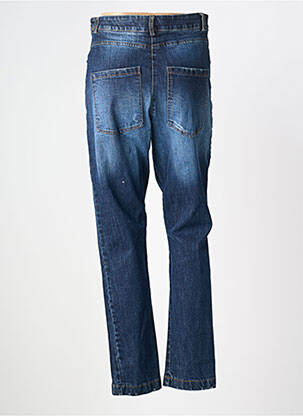 Jeans coupe droite effet usé délavé taille normale bleu BANDITAS FROM MARSEILLE femme