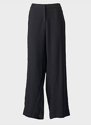 Pantalon large tissage crêpe taille normale noir CREAM femme