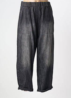 Jeans coupe droite noir BANDITAS FROM MARSEILLE femme