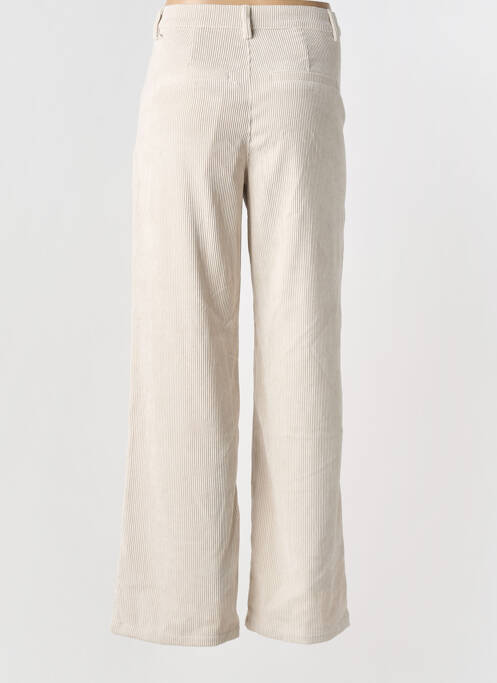 Pantalon large beige CREAM femme