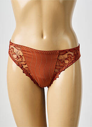 Culotte broderie marron PRIMADONNA femme
