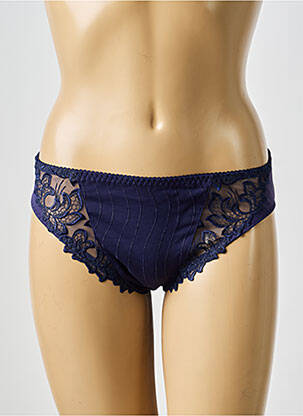 Culotte tissage dentelle bleu PRIMADONNA femme