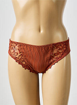 Culotte broderie marron PRIMADONNA femme