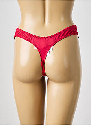 Tanga tulle transparent rouge PRIMADONNA femme