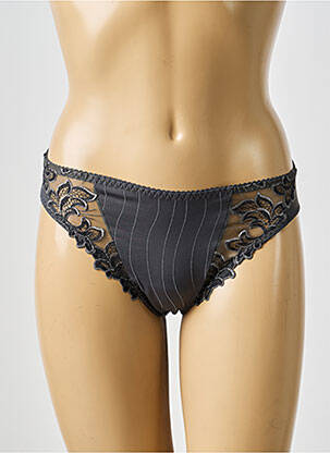 Culotte tissage dentelle gris PRIMA DONNA femme