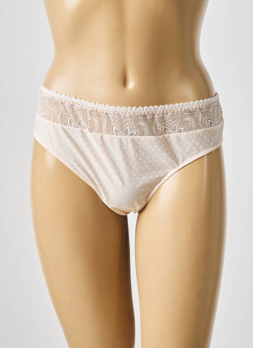 Tanga tissage satiné rose PRIMA DONNA femme