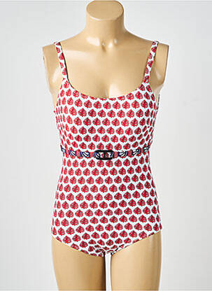 Maillot de bain 1 pièce blanc LAGON BLEU femme