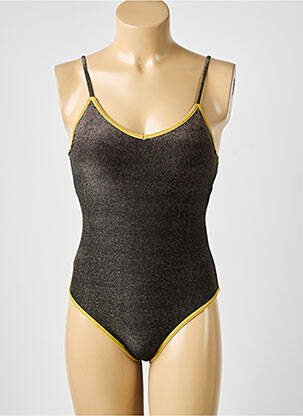 Maillot de bain 1 pièce noir LAGON BLEU femme