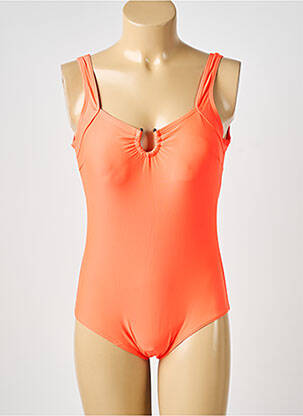 Maillot de bain 1 pièce orange LAGON BLEU femme