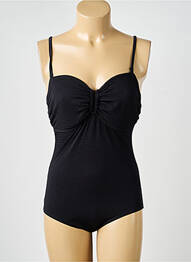 Maillot de bain 1 pièce noir LAGON BLEU femme