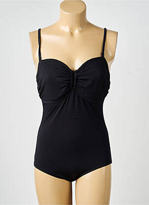 Maillot de bain 1 pièce noir LAGON BLEU femme