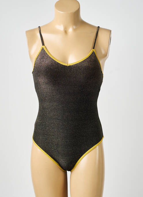 Maillot de bain 1 pièce noir LAGON BLEU femme