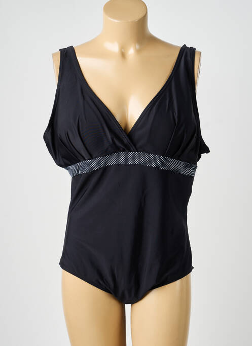 Maillot de bain 1 pièce noir LAGON BLEU femme