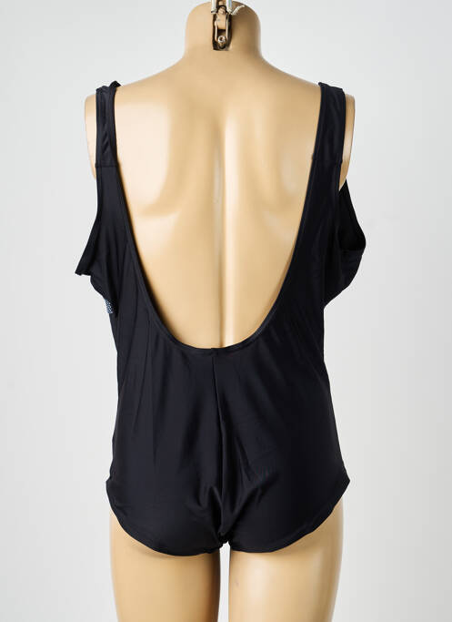 Maillot de bain 1 pièce noir LAGON BLEU femme