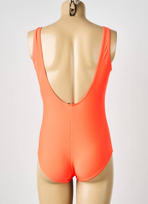 Maillot de bain 1 pièce orange LAGON BLEU femme