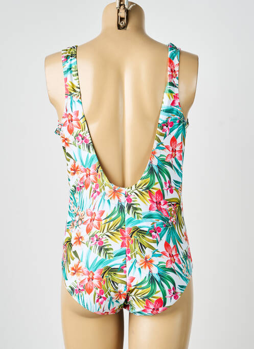 Maillot de bain 1 pièce vert LAGON BLEU femme