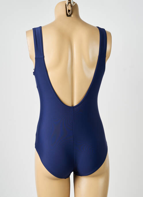 Maillot de bain 1 pièce imprimé fantaisie bleu LAGON BLEU femme