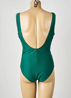 Maillot de bain 1 pièce imprimé fantaisie haut soutien-gorge moulé vert MERMAID femme