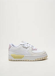 Baskets fermeture lacets bout rond blanc PUMA fille