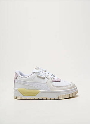 Baskets fermeture lacets bout rond blanc PUMA fille