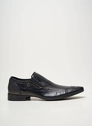 Mocassins bout pointu chiquet noir KAPORAL homme