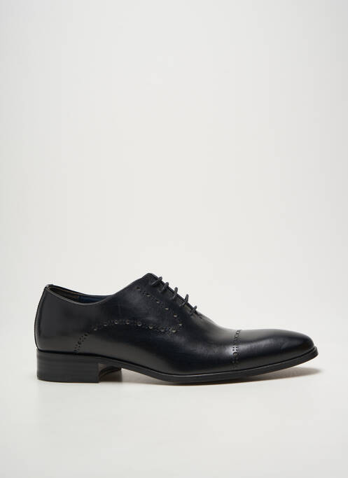 Derbies tissage satiné talon bas noir WESTBURY homme