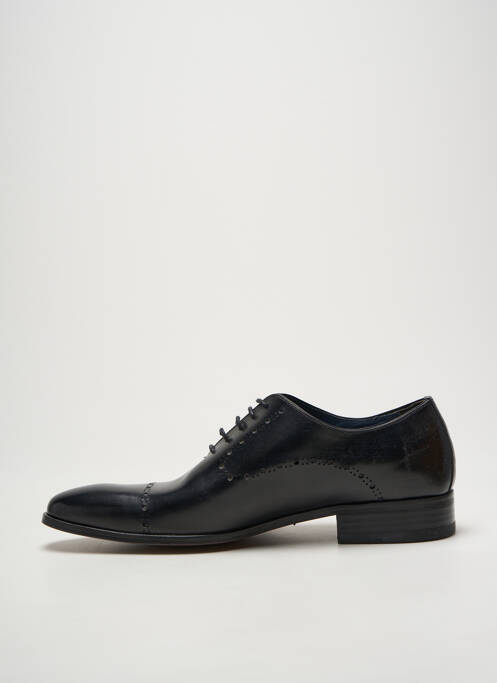 Derbies tissage satiné talon bas noir WESTBURY homme