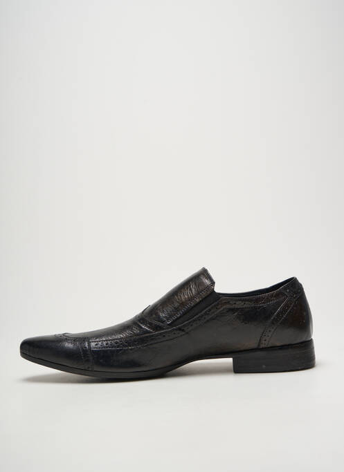 Mocassins bout pointu chiquet noir KAPORAL homme