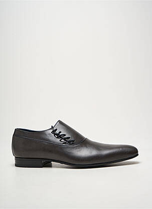 Derbies bout pointu talon bas gris PACO MILAN homme