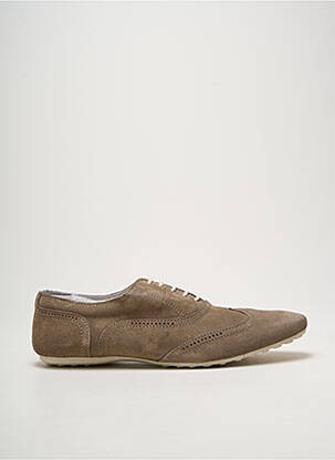 Baskets bout rond bout rond beige BAXTON homme