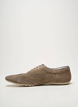 Baskets bout rond bout rond beige BAXTON homme