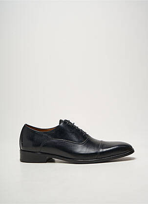 Derbies bout carré talon bas noir BROXTON homme