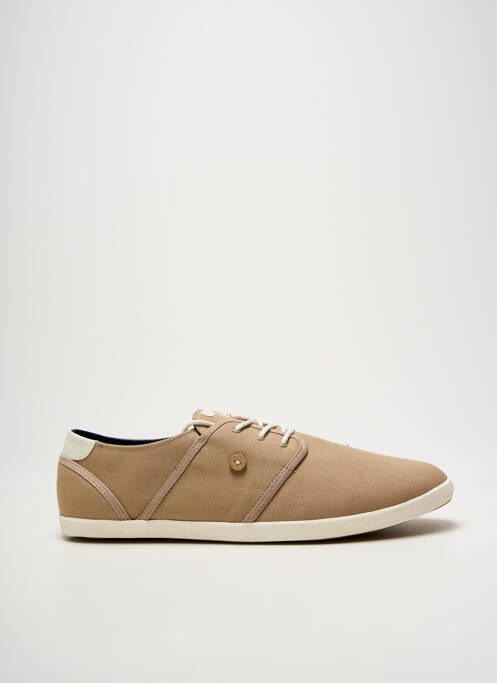 Baskets bout rond bout rond beige FAGUO homme